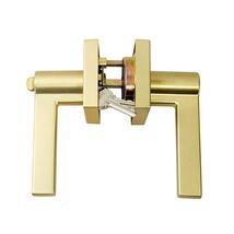 Miseno MLK1022SB Lorton Single Cylinder Entry Door Lever Set - Satin Brass - $594.01 MXN