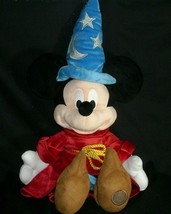 23&quot; Disney Mickey Mouse Fantasia Milestone Sorcerer Stuffed Animal Plush Toy Htf - £26.27 GBP