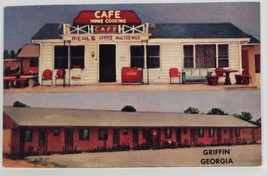 Griffin Georgia Campbell&#39;s Home Cooking Cafe Coca Cola Cooler Postcard Q20 - £10.33 GBP