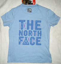 The North Face Girls SS Graphic T T-Shirt Blue Size XS 6 - £8.78 GBP