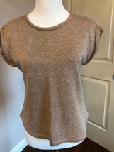 EUC ZARA Beige Sleeveless Short Sweatshirt Top SZ XS - $19.80