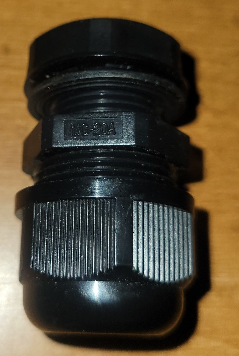 Non metallic cable fitting AVC - $2.00