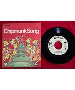 Vintage Children&#39;s Record 45 rpm The Chipmunk Song + 3 Others Great Grap... - $20.24 CAD