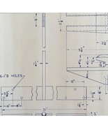 1951 Railroad Bangor Aroostook Tie Rod Assembly Blueprint H38 Trains DWDD13 - $118.17 CAD