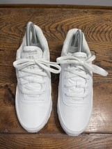 REEBOK Classic Renaissance White Gray Shoes Sneakers Size Women’s 7. Excellent - £28.39 GBP
