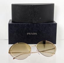 Brand New Authentic Prada Sunglasses SPR 60U Sunglasses 5AK - 2G2 Gold - £150.81 GBP