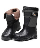 Waterproof Snow Boots Fishing Shoes Anti-slip Shoes For Men Rain Winter ... - £52.56 GBP