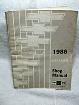 1986 CHEVROLET CAVALIER OEM Shop Manual-Engine-HVAC-Chassis-Brakes-Trans... - $24.95