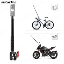Motorcycle Bicycle Handlebar Mount Bracket Invisible Monopod for Gopro 8... - £26.89 GBP+