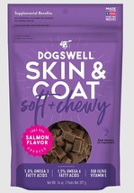 Dogswell Dog Skin And Coat Soft Chew Grain Free Salmon 14oz. - £21.27 GBP