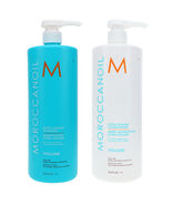 Moroccanoil Extra Volume Shampoo and Conditioner 33.8 Oz Liter DUO 1Day ... - $94.55