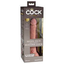 King Cock Elite 7&quot; Dual Density Silicone Cock Light - £53.23 GBP