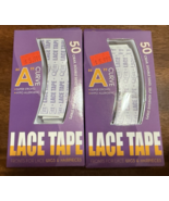 QFITT LACE TAPE DOUBLE SIDED STRONG ADHESION / 2PK LACE WIG HAIRPIECES&quot;A... - $12.30