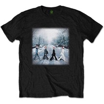 The Beatles Abbey Christmas Official Tee T-Shirt Mens Unisex - £25.07 GBP