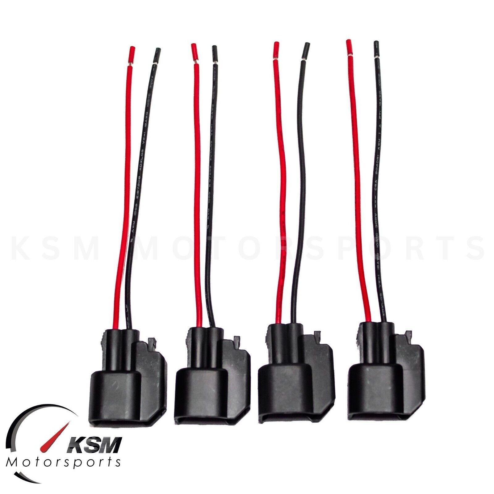 4x EV6 EV14 USCAR Fuel injector Connectors Plugs Wiring Clips Pigtail Cu... - $45.00