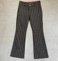 Alice Olivia Pants Womens 6 Black Bootcut Check Bell Bottom Casual Trous... - £34.33 GBP