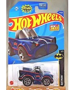 2022 Hot Wheels #78 Batman 3/5 Tooned CLASSIC TV SERIES BATMOBILE Blue w... - £3.87 GBP