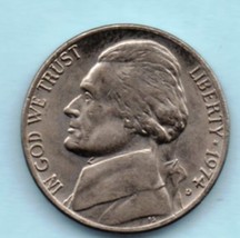 1974 D Jefferson Nickel - Circulated - Light Wear - $0.05