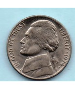 1974 D Jefferson Nickel - Circulated - Light Wear - $0.05