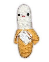 Knit Knacks Chiquito Banano Organic Cotton Small Dog Toy - Teeth Cleaning - £11.89 GBP
