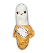Knit Knacks Chiquito Banano Organic Cotton Small Dog Toy - Teeth Cleaning - £11.83 GBP