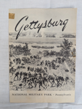 Gettysburg National Military Park Pennsylvania Maps and Booklet 1950 - $8.00