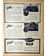 Ford Tractor Ferguson System Farming Farm Agriculture 1943 Vintage Print... - $8.04