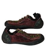 Five Ten Climbing Shoes Mens US 8.5 5-10 Stealth C4 Maroon Suede Leather... - $45.10