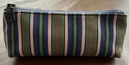 Pencil Makeup Pouch  Anna Spiro for Anthropologie Stripped With Zip - £10.14 GBP