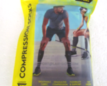 Langov Compression Socks L/XL Unisex Sports Jogging Walking Gray &amp; Black... - $23.99