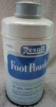 Vintage Rexall Foot Powder Tin Almost Full - £8.00 GBP