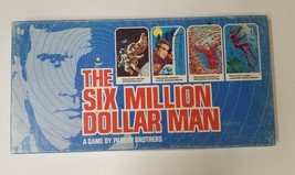 The Six Million Dollar Man Board Game Parker Brothers 1975 Vintage Bioni... - $20.00