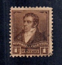 1892/95 ARGENTINA Stamp - Rivadavia, 1c, SC#93 1754 - $1.49