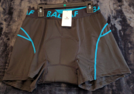 Baleaf Sports Biker Shorts Womens Large Black Polyester Elastic Waist Fl... - $17.47