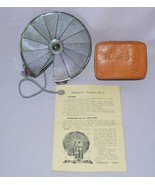 Vintage Mamiya Flash B-C Model II Rotating Collapsing Fan Shape Case &amp; M... - £14.00 GBP