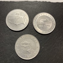 Vintage Sunoco and Shell Collectors Coins Antique Car Landmarks Mr. Pres... - £6.32 GBP