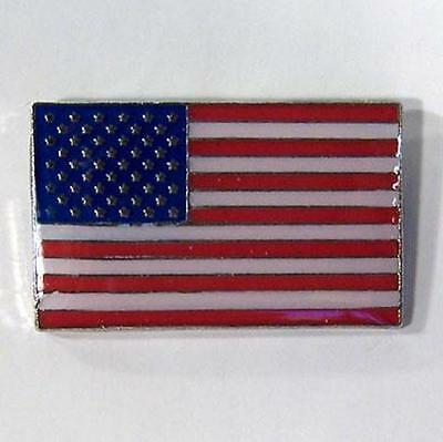 2 AMERICAN FLAG HAT PINS jacket pin usa flags hatpins patriotic america ... - $3.79