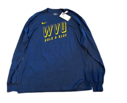 NWT New West Virginia Mountaineers Logo Long Sleeve Size Small Shirt - £23.64 GBP