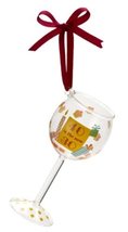 Mini Wine Glass Birthday Ornament - 40 is the new 30 - £10.13 GBP