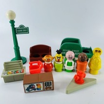 Lot Vintage Sesame Street Fisher Price Little People Accessories Pieces Parts - £36.73 GBP