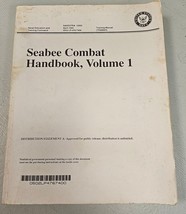 Seabee Combat Handbook Volume 1 1993 US Navy Military Tactical Weapons S... - $28.97