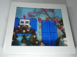 Greece Art Handmade Ceramic Plaque Souvenir House Door, Window &amp; Garden,New - £239.06 GBP