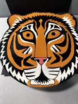 Tiger Platter by Cats By Nina - 13&quot; Round Cat Art Plate Hand-Painted - €22,96 EUR
