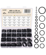 O Ring Kit, 950 Pcs Rubber O-Ring Assortment Kit,  20 Sizes Washer Gaske... - €13,75 EUR