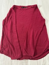 Jeanne Pierre Women's Red Long Sleeves Cotton Soft Stretch Top Size Large image 9