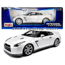 Maisto Special Edition 1:18 Scale Die Cast Car White 2009 NISSAN GT-R (R35) - £50.98 GBP