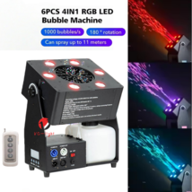 90w Stage Effect Super Bubble Machine LED RGBW Remote Bubble Machine for... - $402.40 90w Stage Effect Super Bubble Machine LED RGBW Remote Bubble Machine for... - $402.40