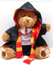 The Bear Factory 15&quot; Plush Brown Bear In Harry Potter Like Clothes Red Y... - £15.71 GBP
