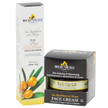 Bee By The Sea  Buckthorn and Honey Rejuvenating Face Cream and Eye Serum Set - £41.01 GBP