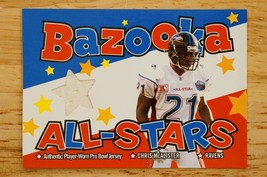 2004 Bazooka All-Stars Pro-Bowl Jerseys Chris McAlister BAS-CM Football Card - £8.59 GBP
